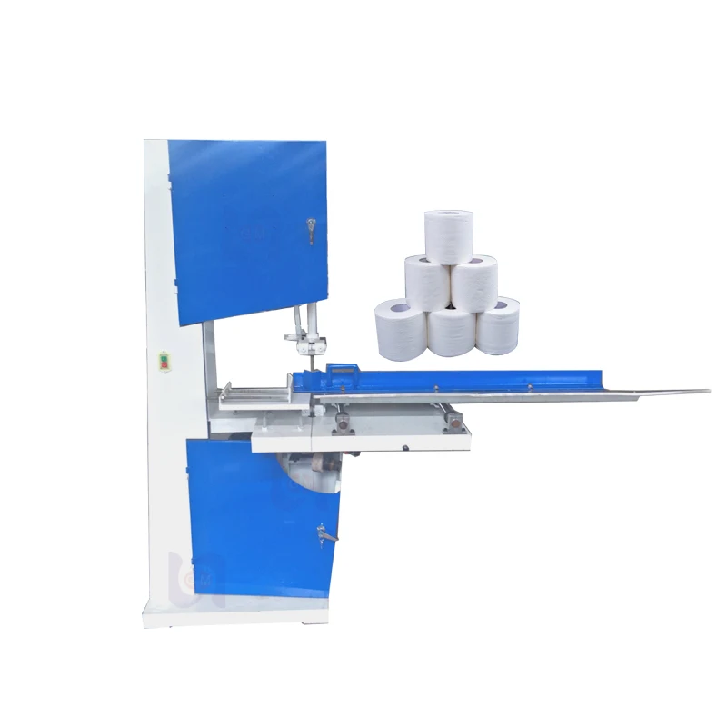 Bandsaw cutter machine simple and stable operation manual toilet tissue paper cutting machine good price