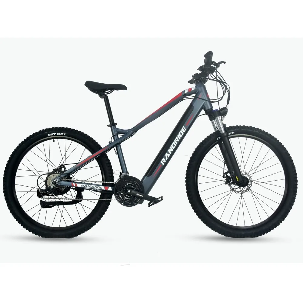 RANDRIDE Y90 Elektrofahrrad 500 W Motor 40 km/h Max. Geschwindigkeit 48 V 13.6 Ah Akku 90 km Max. Reichweite 27,5*1,95'' Reifen