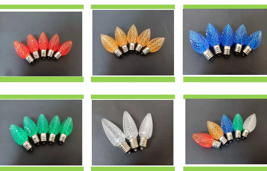 Commercial Lighting C9 Christmas Lights Spool E17 Socket Stringer Bulk