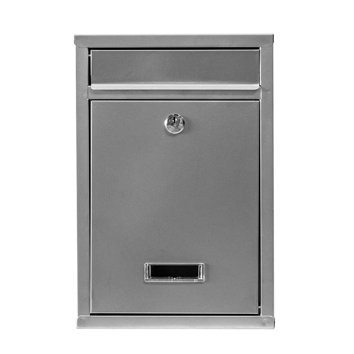 Metal Wall Mounted Black Mailboxes Residential Modern Outdoor ...