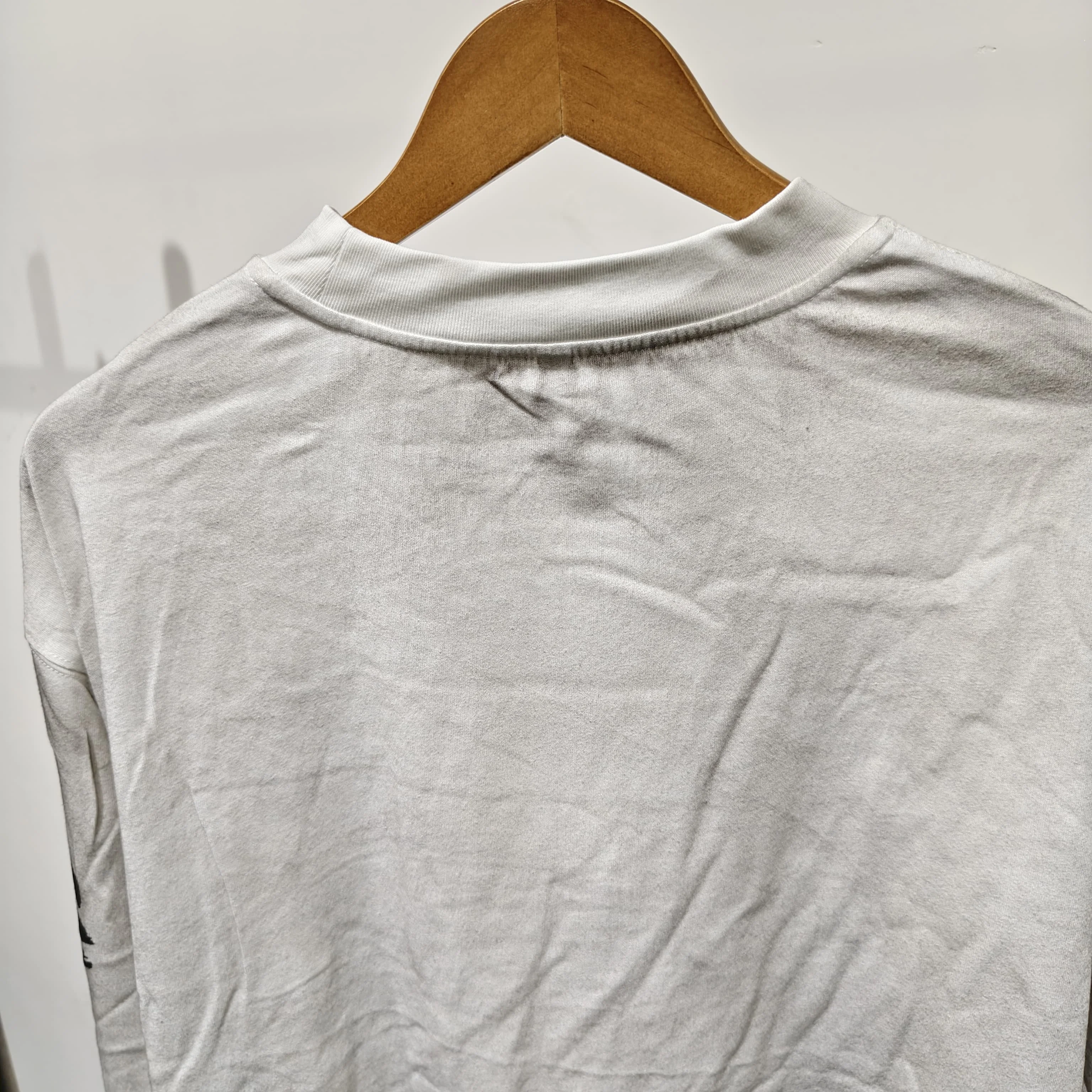 Men Clothing Manufacturer Streetwear Oversized Cropped Boxy Waffle Graphic Long Sleeve Casual T Shirt gallery 5