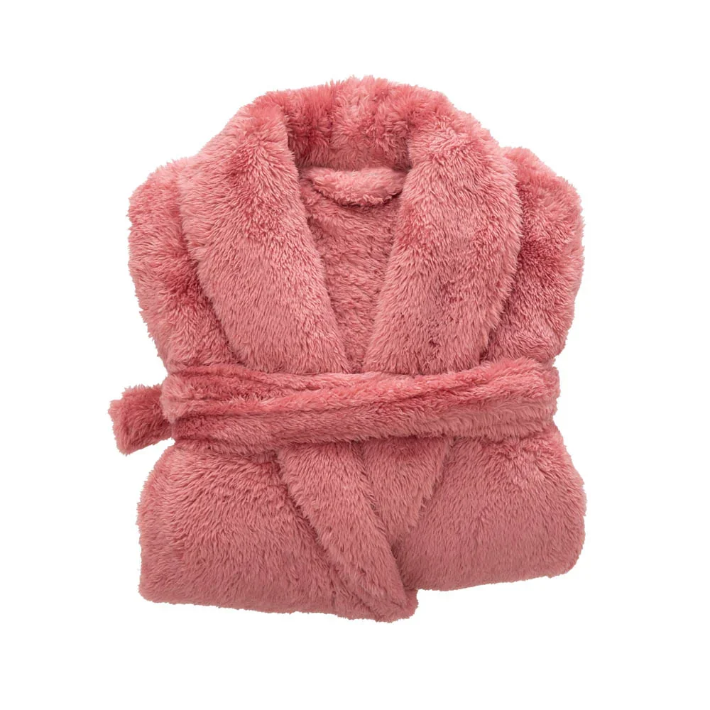 Accappatoio in pile con cappuccio per donna, personalizzato e caldo