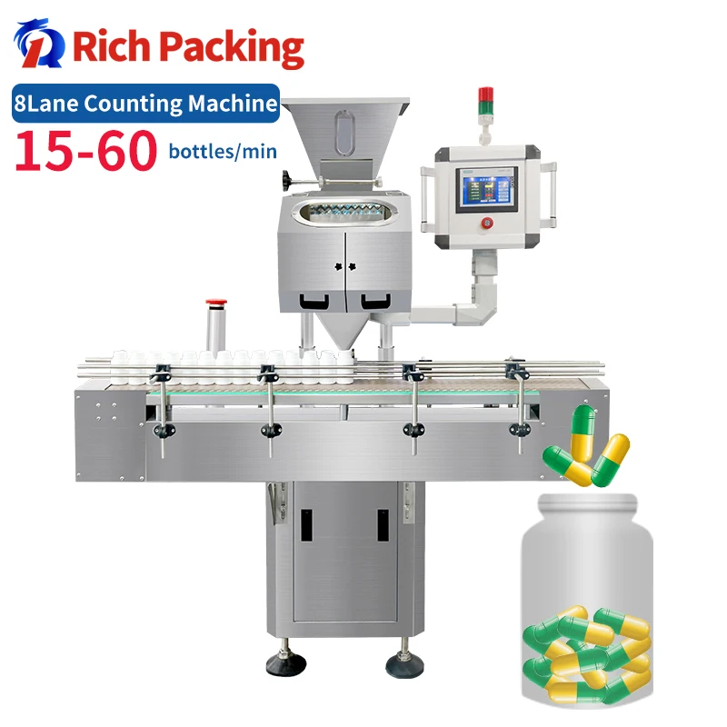 Надлежащей производственной практики (gmp) CE х8 медицинский автоматический счетчик таблетки фармацевтических капсул планшет Счетная машинка для денег
