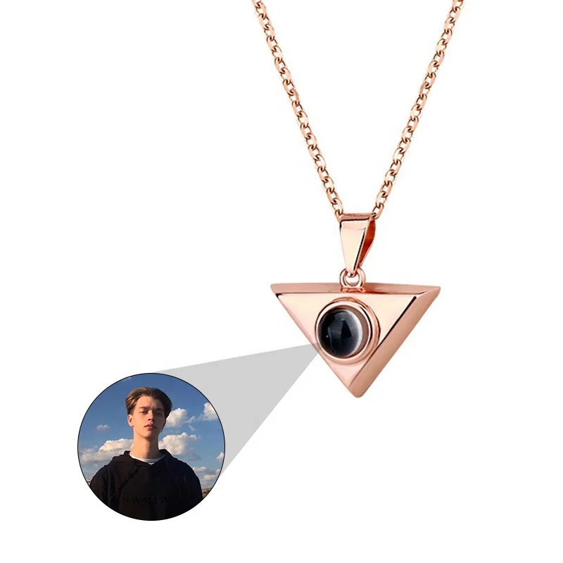 Personalized Projection Necklace Shopify Fulfillment Agent Custom Photo Various Projection Necklaces Jewelry Dropshipping