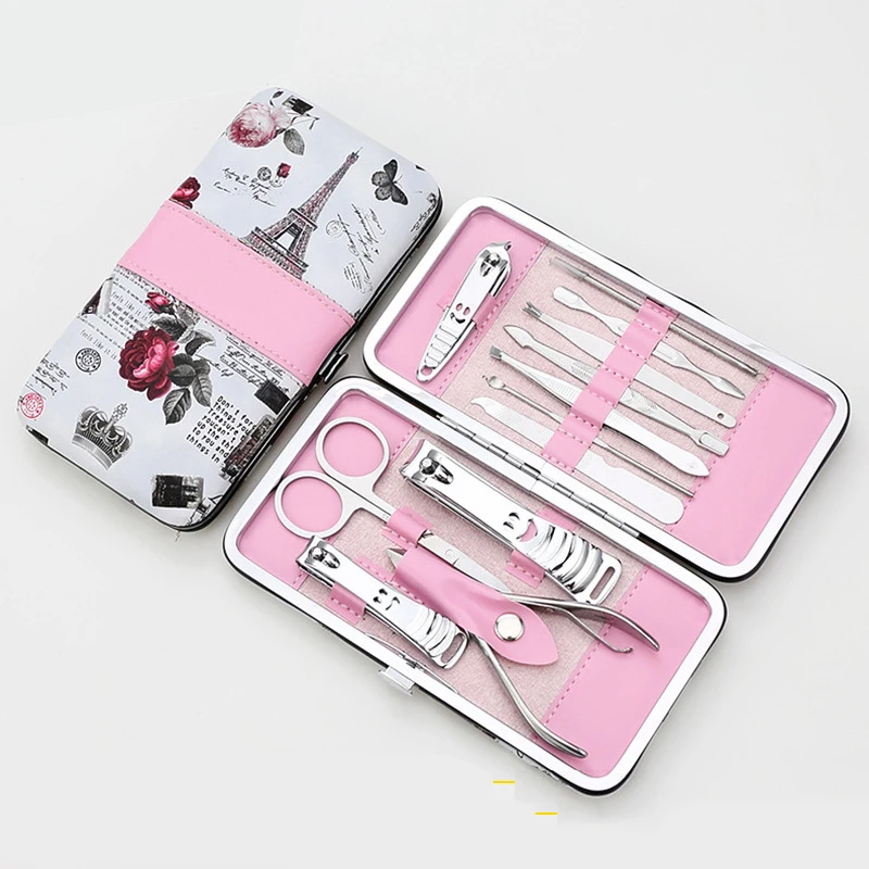 majoor Andes Hoes Focstar 12pcs Girls Manicure Set Pedicure Kit In Painting Eiffel Tower Pink  Pu Case (m026) - Buy Girls Manicure Set,Manicure Set Pink,Manicure Set  Tower Product on Alibaba.com