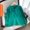 สีเขียวเข้ม (เสื้อ+กางเกง)