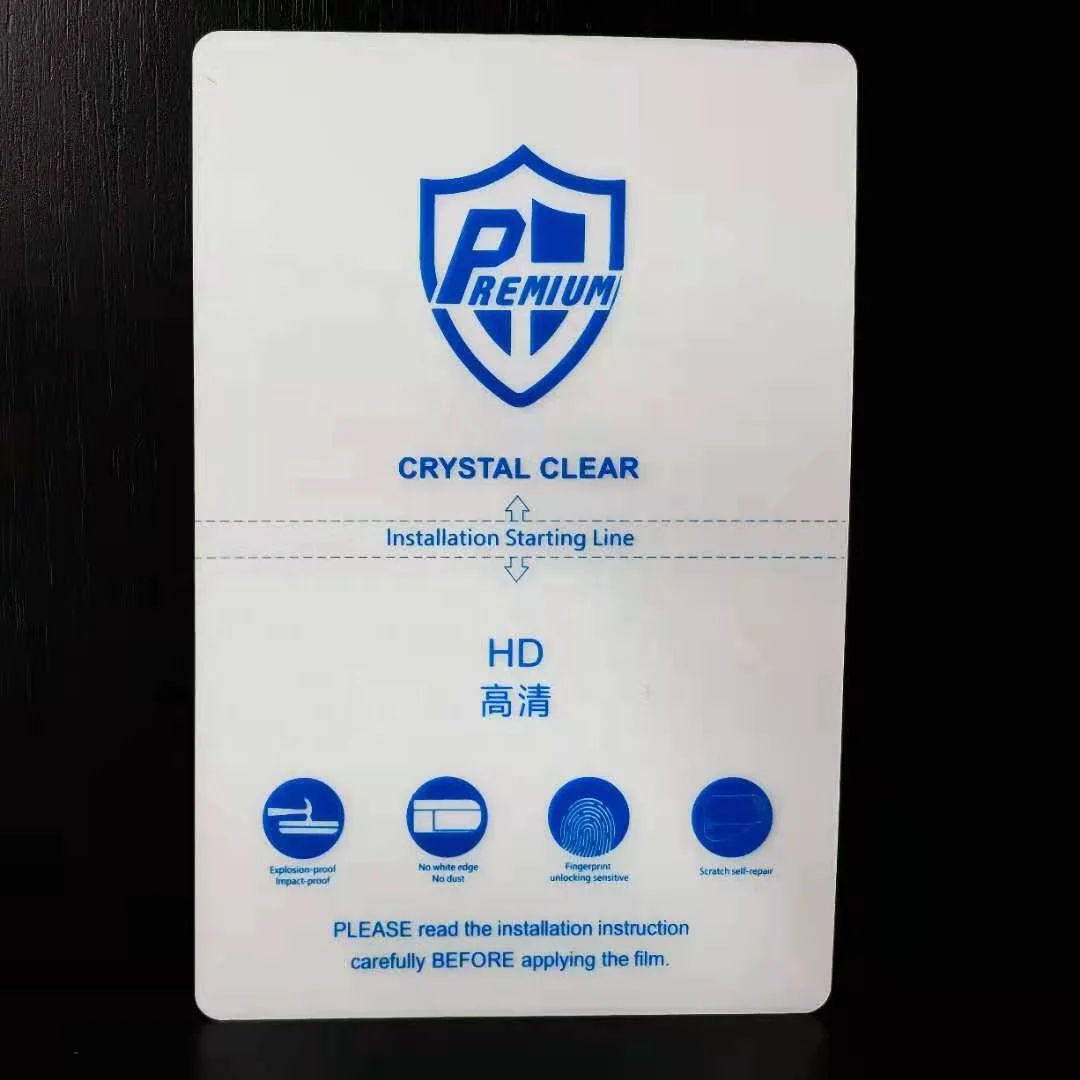 180 мм X 120 водонепроницаемый HD Прозрачный Универсальный гидрогель ТПУ пленка протектор экрана для резки