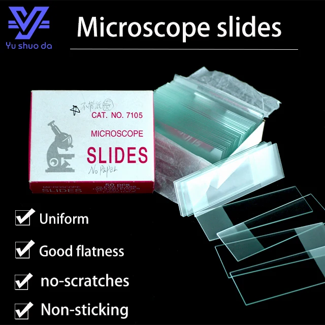 50 pcs mixed histology prepared microscope slides
