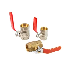 Bornic High Quality Free sample Customized Color And Size Brass Stop Valve 1/2 Brass Ball Valve