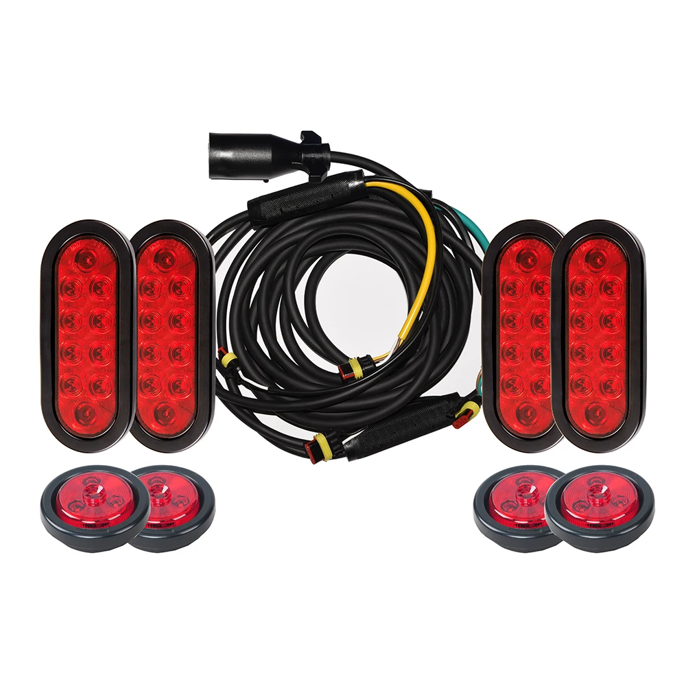Wire Harness Assembly Kit With Led Lights For Trailer & Truck Beds