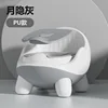 6052 Toilet Seat Gray PU Pad