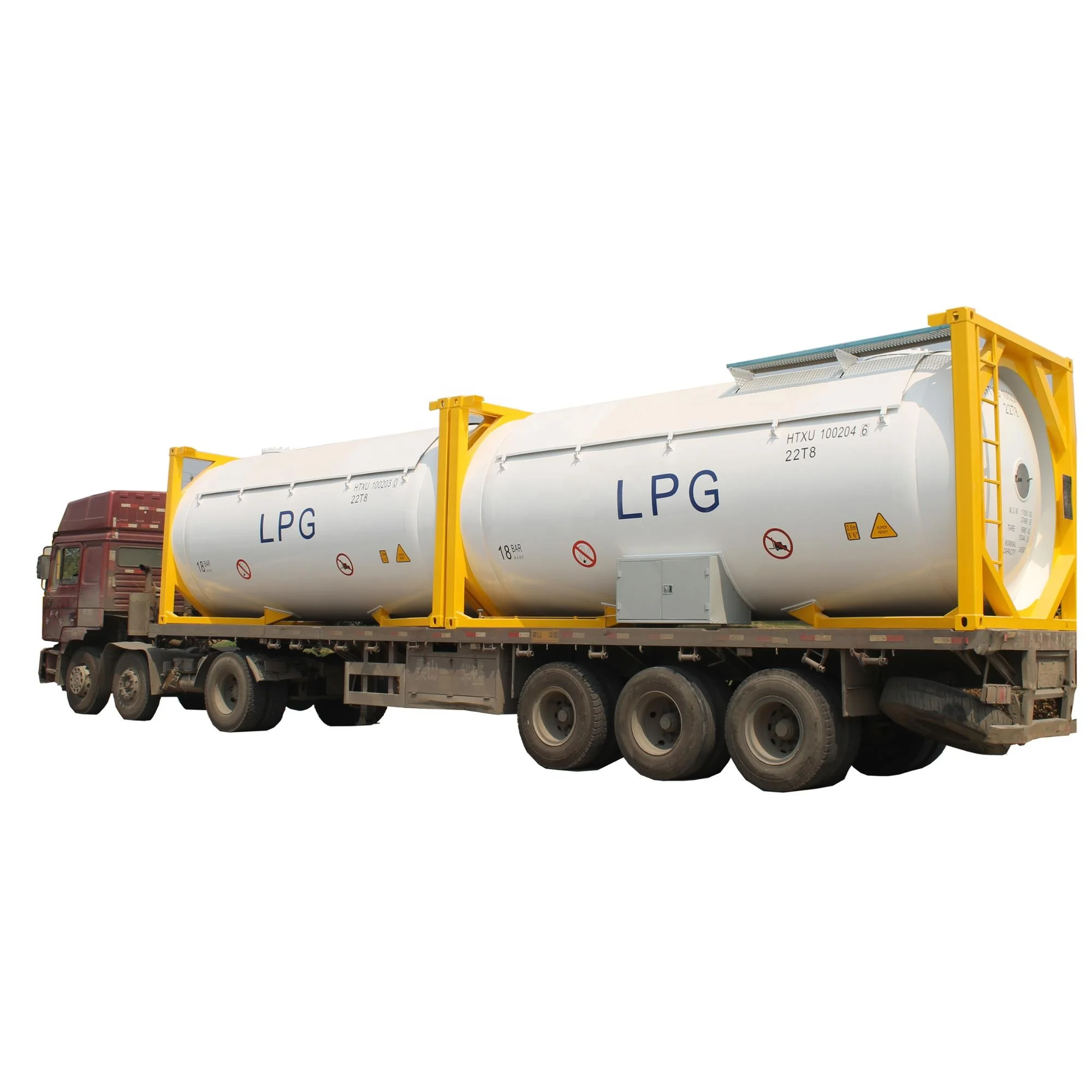20ft lpg iso transport tank container