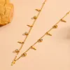 Gold with cross necklace