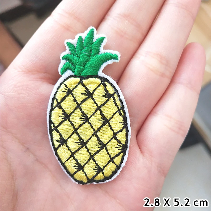 Parche parches bordados de moda para ropa DIY rayas frutas