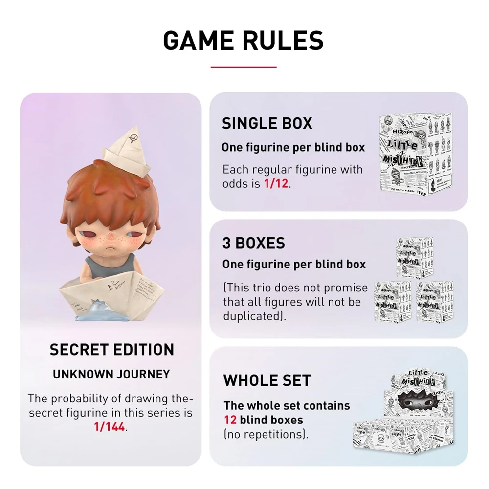 POP MART HIRONOリトルミスチーフ ブラインドボックスフィギュア