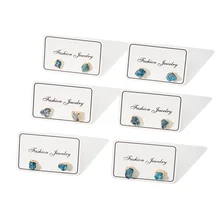 STOCK Irregular Crystal Stone Dangle Earring Trendy Jewelry Mineral Crystal Natural Stone Earrings Raw Druzy Earrings