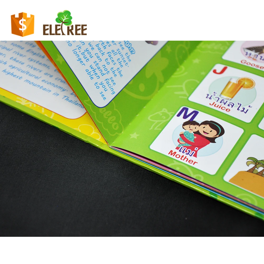 Intelligence Electronic Audio Reading Teaching Smart Thai Talking Pen for Kids Thai Sound Book