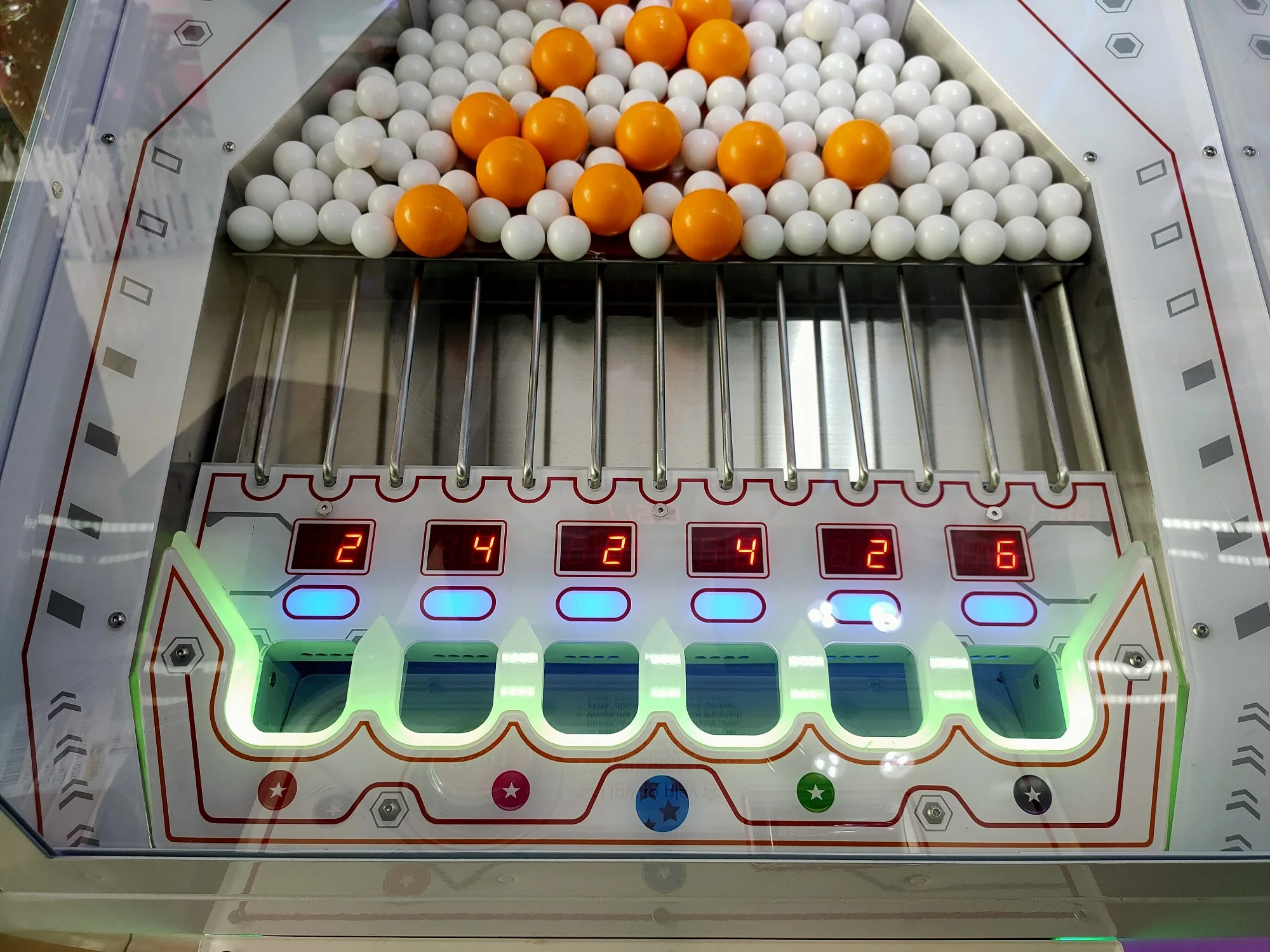 Coin Operated Amusement Park Lucky Jump Pearl Tower Arcade Redemption Ticket Game Machine for Sale