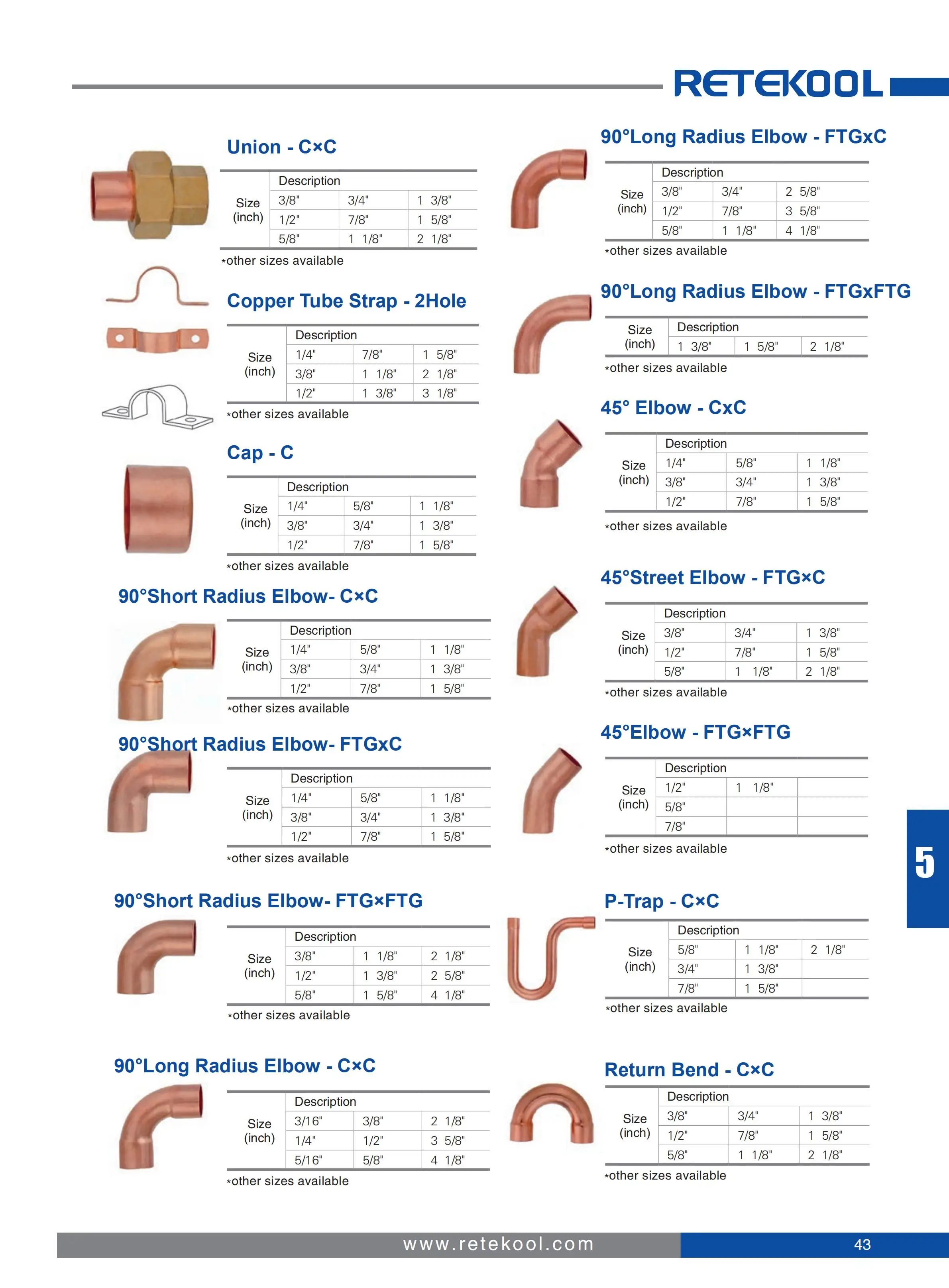 Refrigeration Hvac System Copper Pipe Fittings - Buy Copper Fitting ...