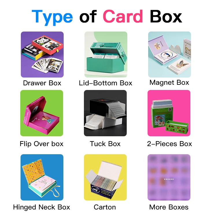 Wholesale Printing Custom Standard Size Custom Design Paper Tarot Decks with Card Box and Guide Book