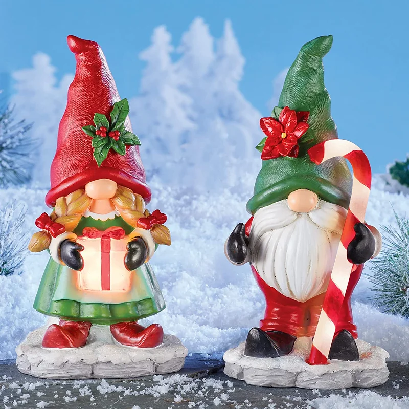 Изготовленная на заказ смола милая Статуэтка гнома из смолы для мальчика или девочки