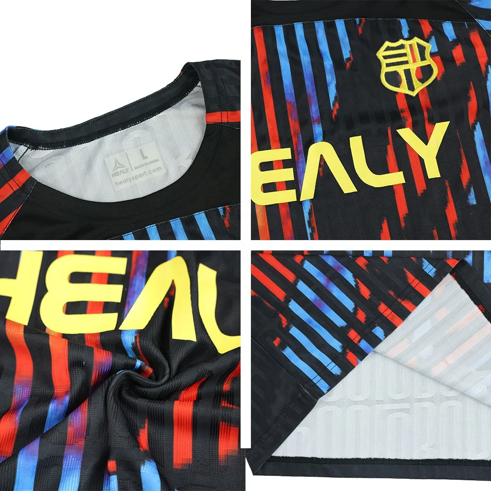 Retro Club Team Uniform Training Football Shirt Sports Wear Men's Soccer Wear Custom Retro Soccer Jersey