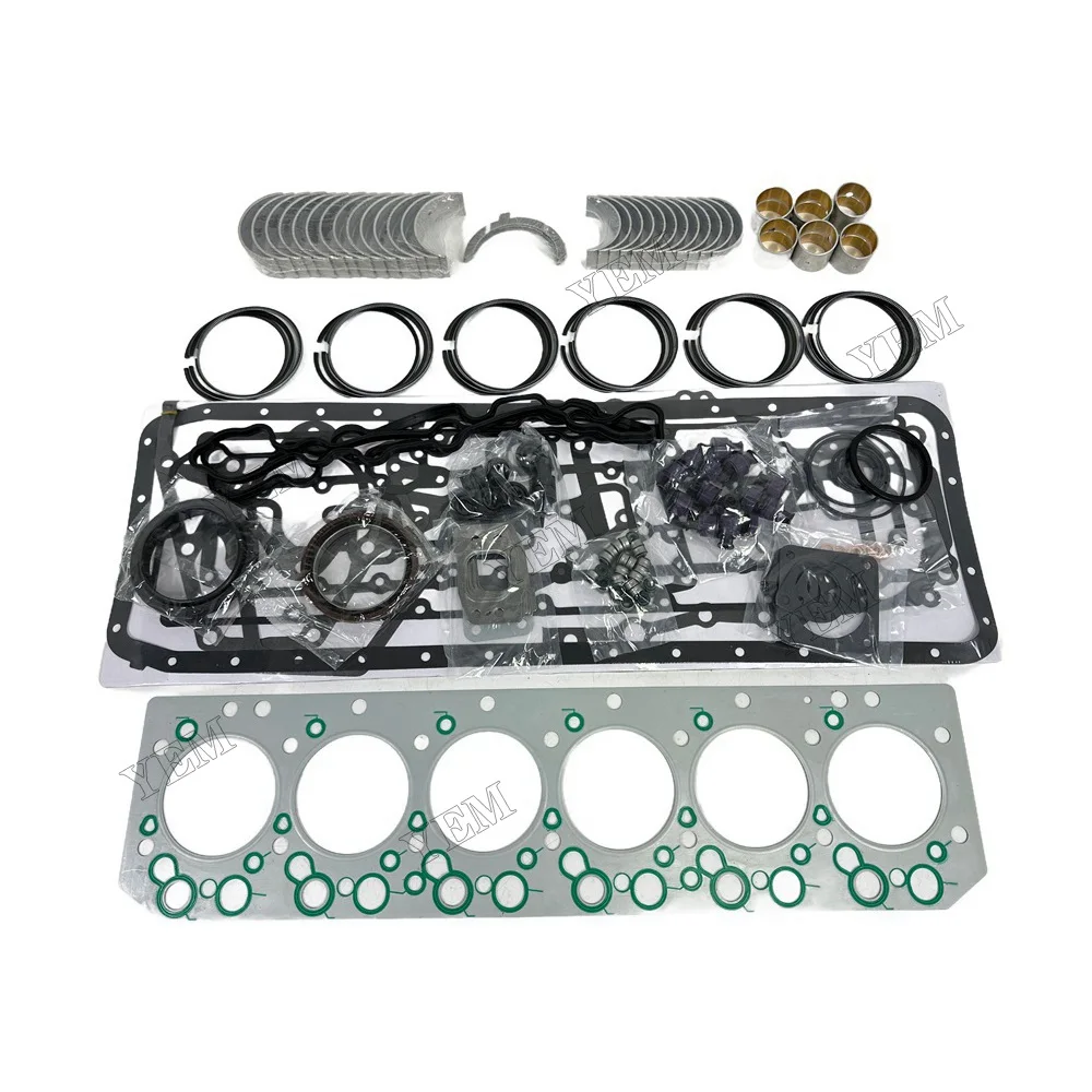 Overhaul Re-ring Kit Compatible for Doosan / for Develon DL06 Engine Repair Kit 5