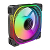 VENTILADOR RGB - Negro