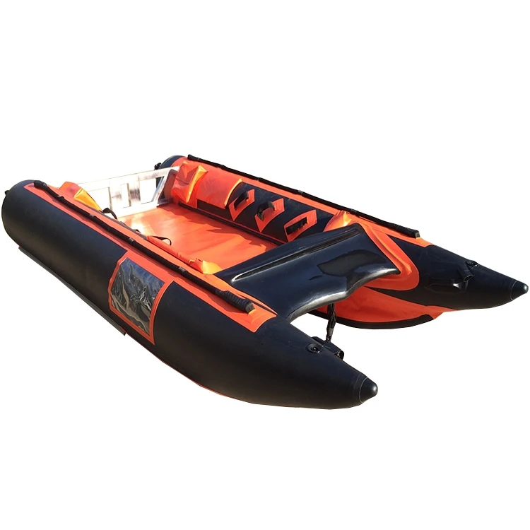 Высокопроизводительная гоночная лодка Thundercat ПВХ надувной высокоскоростной катамаран 450 для водных видов спорта