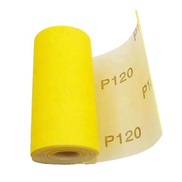 SATC ISO9001 MPA EN 12413 Certified European Standard 115mmx5m 240grit Aluminum Oxide Sand Paper Roll Polishing Type