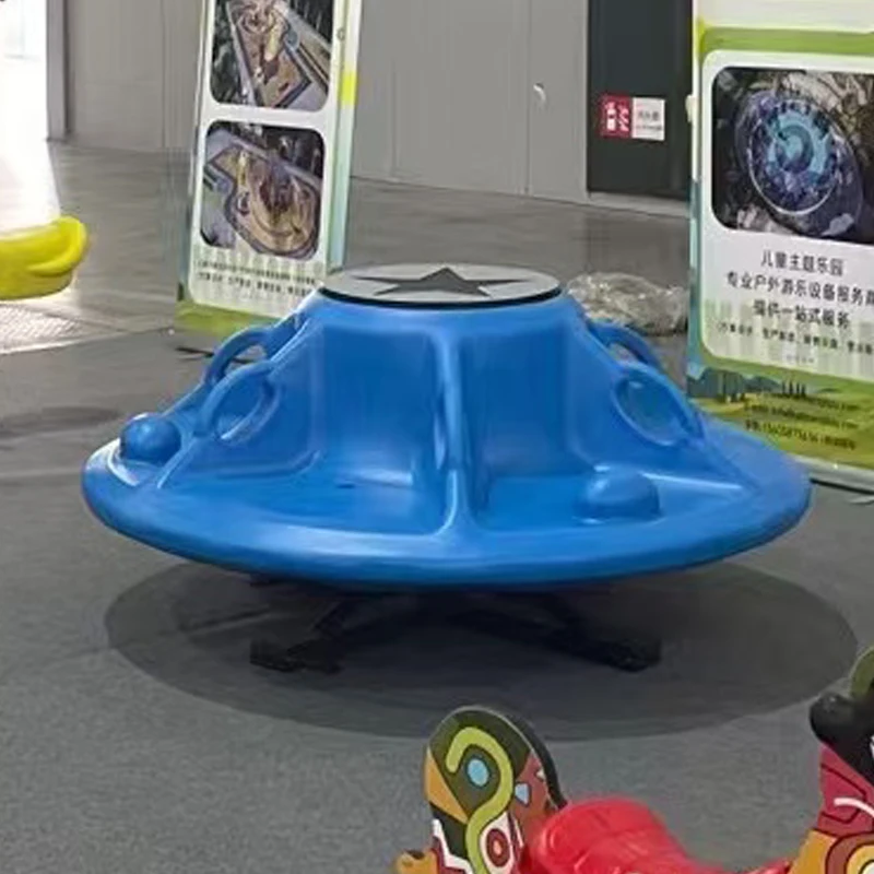 LLDPE Plastic Swivel Chair for Children Indoor/Outdoor UV & Sun Protection for Kindergarten & Amusement Park Playgrounds