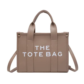 Manufacture Custom Made New Arrival Fashion Simple All Match women pu leather The Tote Bag
