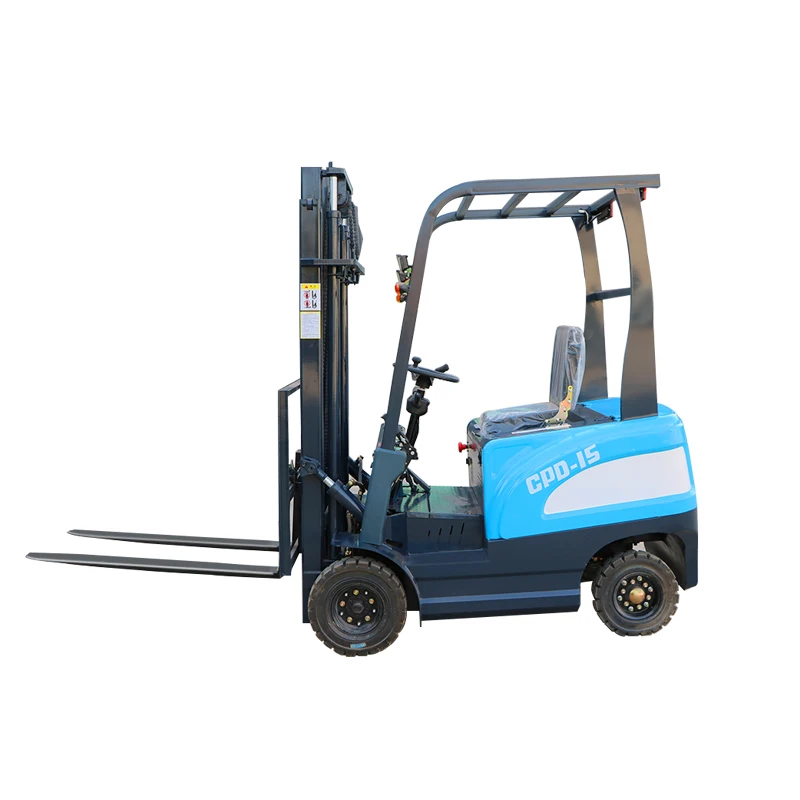 China Mini Electric Forklift Attachments 4m Triplex Small Electric Forklift Hand-Powered Motor Favorite Lithium Electric