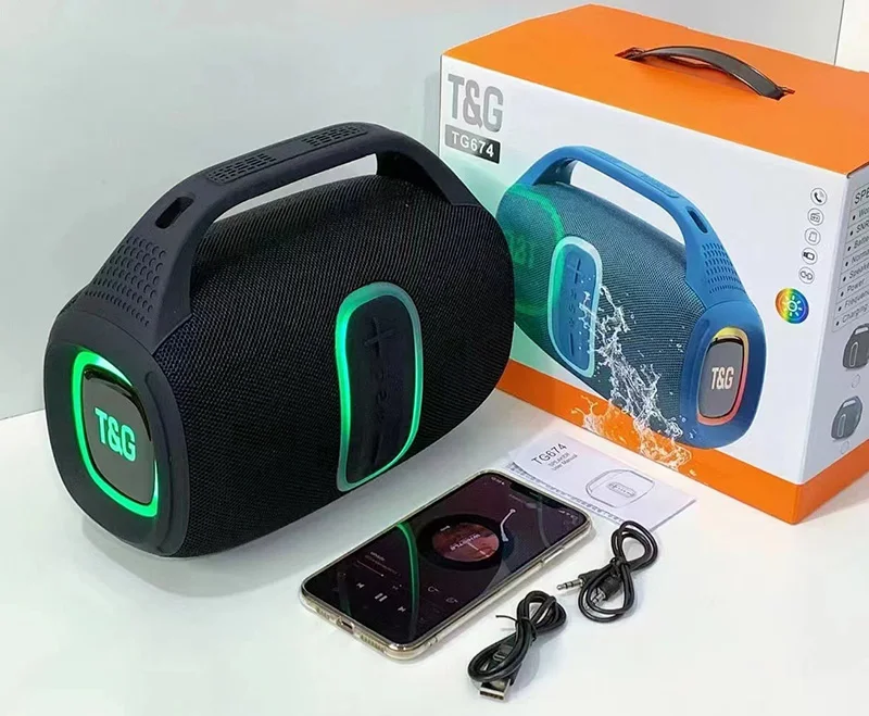 TG-674サブウーファーBluetoothラウドスピーカーハンドヘルドベース