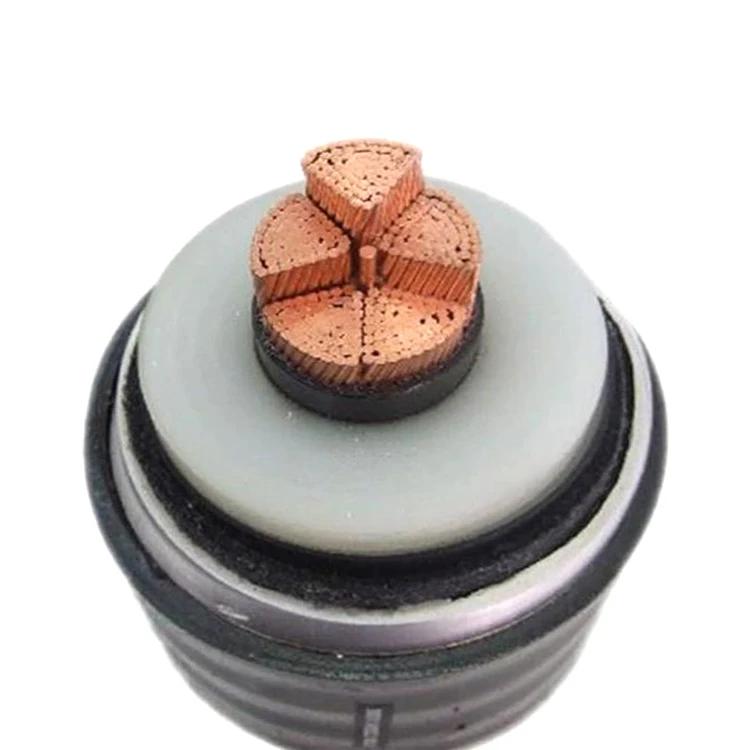 Cu/XLPE/CAS/PVC 132kv 전원 케이블 110kv 220kv 230kv 중국 고전압 절연 지하 전원 케이블