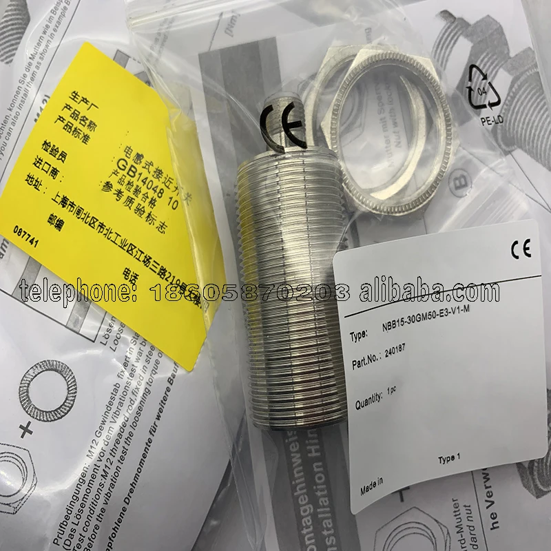 Pompa Acqua Piaggio Nrg Sensore Di Prossimità Pepperl Fuchs NCB15-30GM50-Z4- V1 – Interruttore Di Prossimità, Nuovo Pepperl Sensori - Foto 12