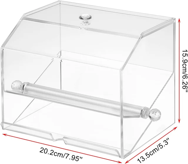 pmma Pencil Holder With Lid Clear Acrylic Pencil Dispenser Holder