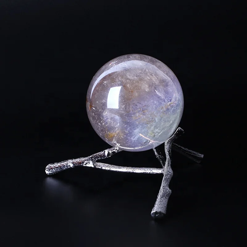 new arrivals angel aura clear high quality sphere white crystal