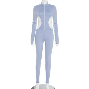 Dropshipping New Arrivals Trendy Popular 2026 Women Clothing Two Piece Jogging Wear Long Pants Set