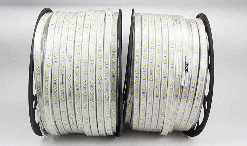 可调光暖白光双线ac 110v/127v/220v/260v smd 2835 led条形灯