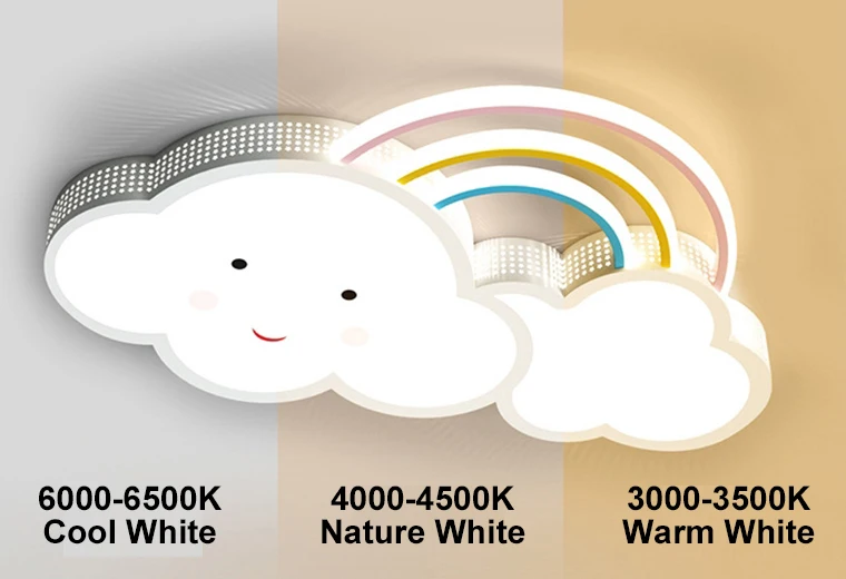 Nordic minimalist modern wrought iron kid bedroom study ceiling lamp with remote control