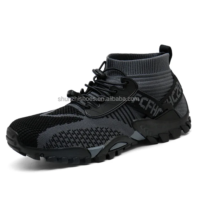 OEM Wholesale Men's Casual Shoes with Bouti D'g Sports Sole Waterproof Non-Slip Running Shoes for Spring Autumn Lace-Up Closure