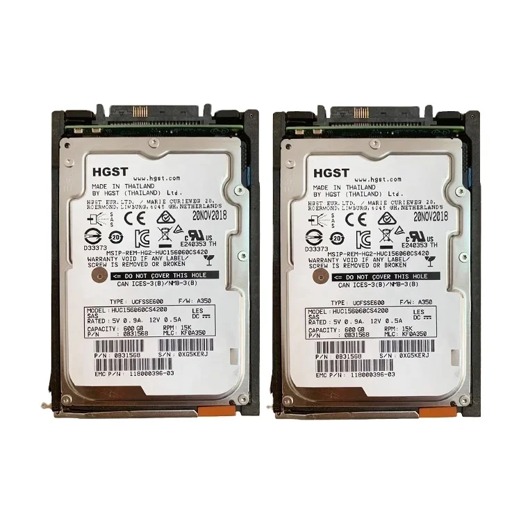 Baru Asli 2TB 7.2K SAS Server HDD dengan G176J 16MGW 2.5