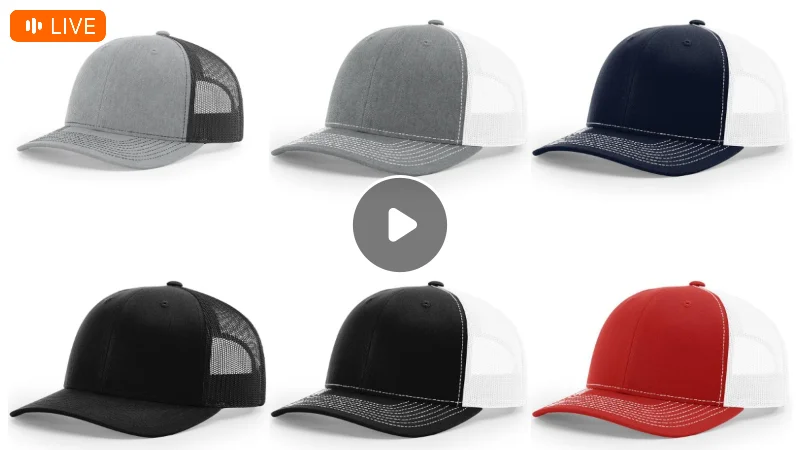 richardson 112 hats VS 115 Hat Product Show Stream 2024 - Alibaba.com