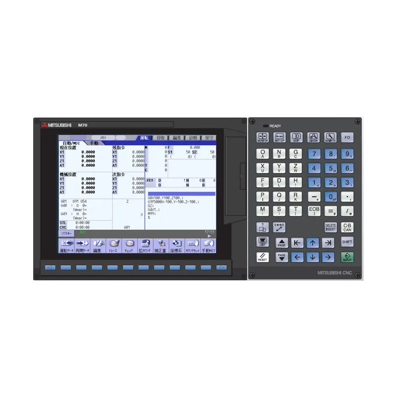 New CNC Controller Panel Mitsubishi FCA70PJ-2BVU M70 Mitsubishi