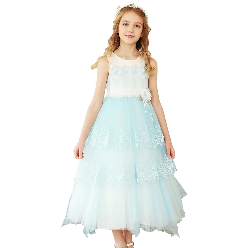 Yalindars-vestidos De Cóctel Bordados Florales Para Niñas Y Niños,Vestidos  De Fiesta De Encaje Rosa Y Azul - Buy Vestidos De Cóctel Vestidos De Fiesta,Encaje  Bordado Floral Vestido De,Vestidos Para Niñas Niños Product