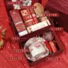 Confezione regalo a doppio strato in velluto rosso[F2Style]