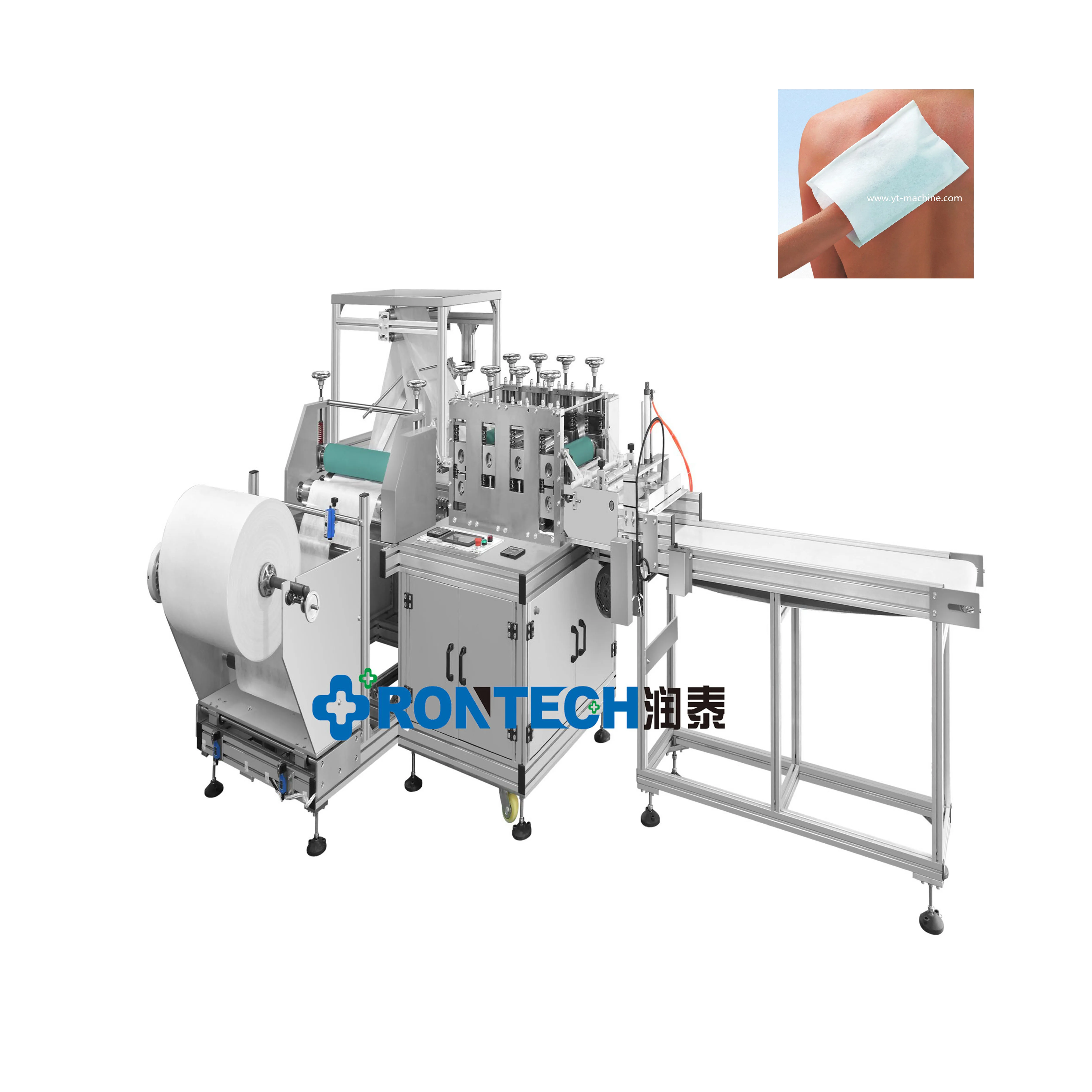 Автоматическая устранимая non сплетенная перчатка мытья делая машину