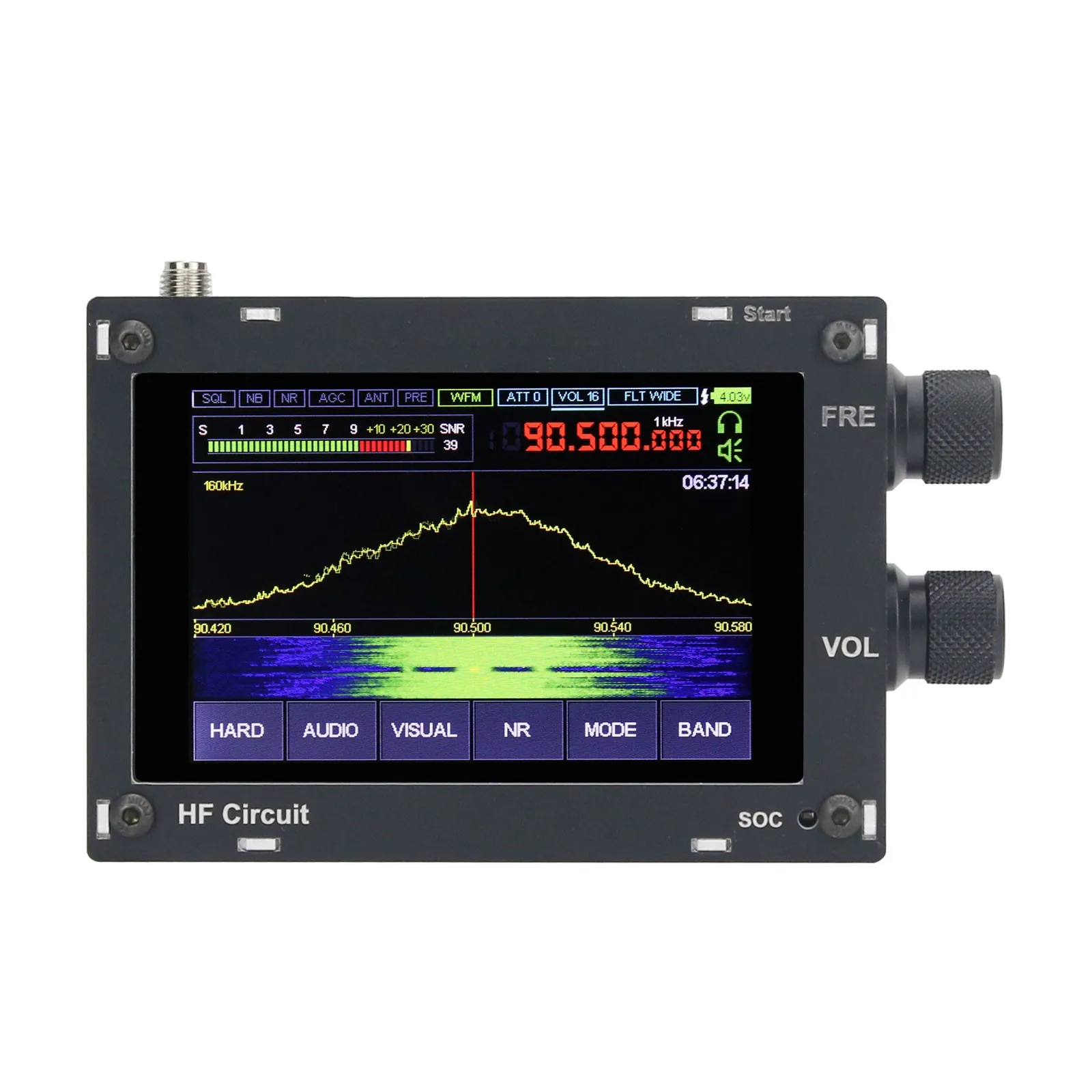 Hifi Audio MALAHIT SDR 50KHz-2GHZ DSPSDRレシーバーラジオ1.10C  AM/SSB/NFM/WFMスピーカーブラック付き| Alibaba.com