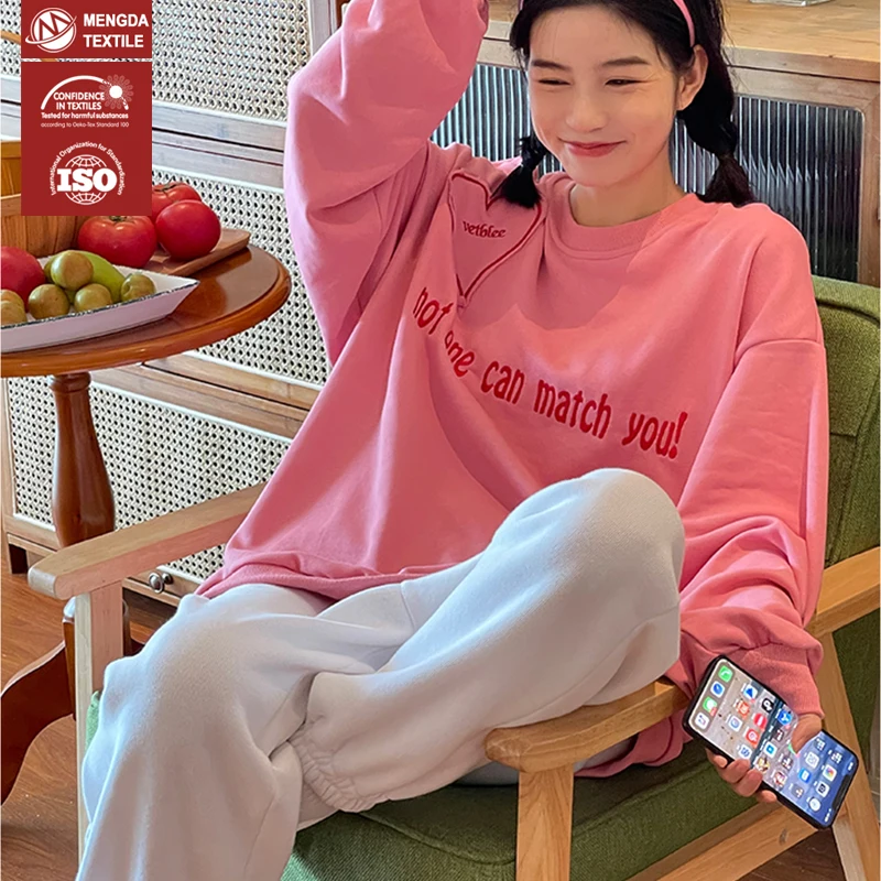 Толстовка с капюшоном из хлопка и полиэстера, 32s